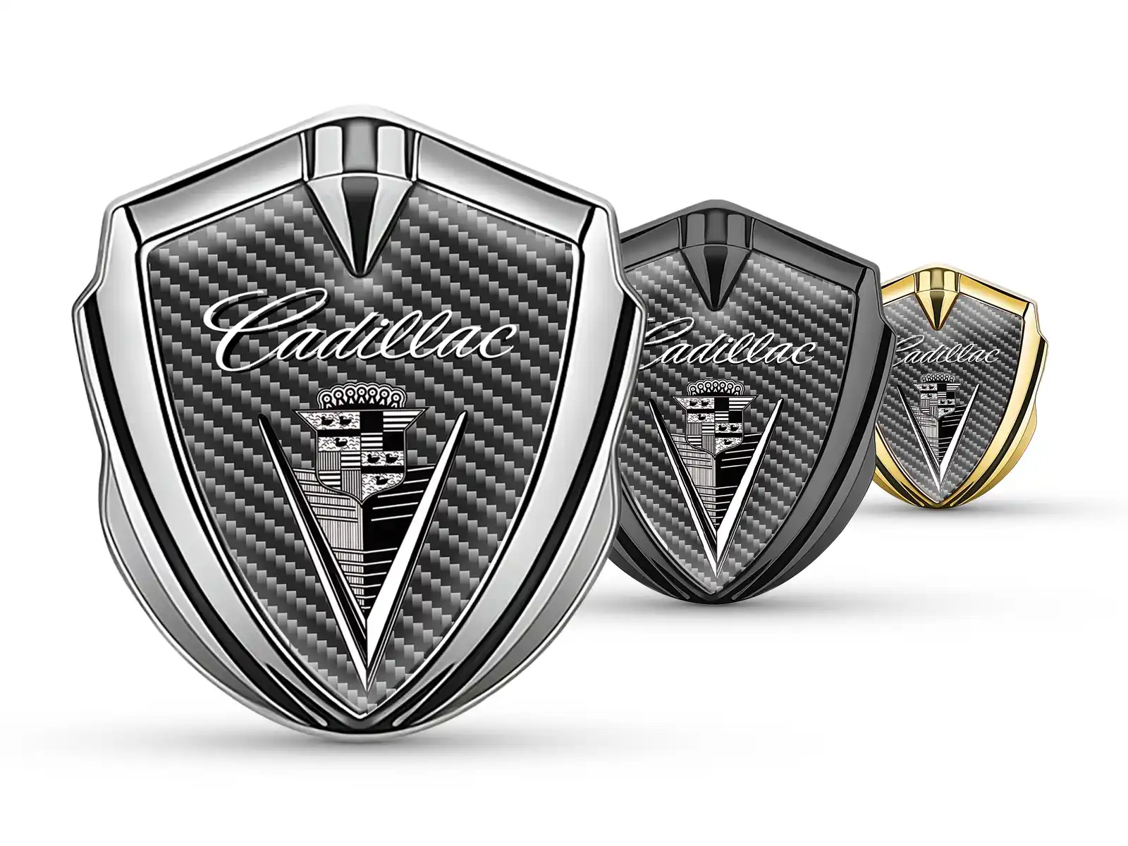 Cadillac Emblem Metall Abzeichen Max Stil Solides Metall